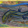 ACEO/ATC: Fived-Lined Skink
