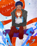 [CE] Aomine and Ritsuko by zeroichor