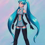 Miku Hatsune dress design