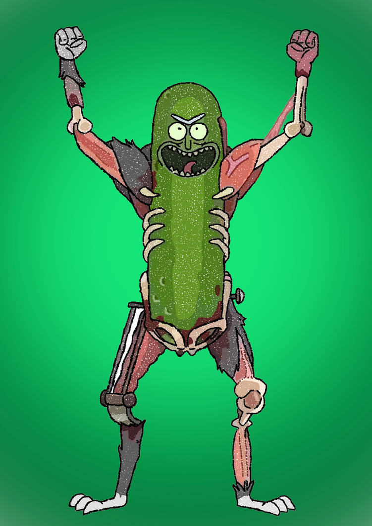 Pickle Rick Wallpapers Pixel Pickle Rick by DragonClanCosplay on DeviantArt