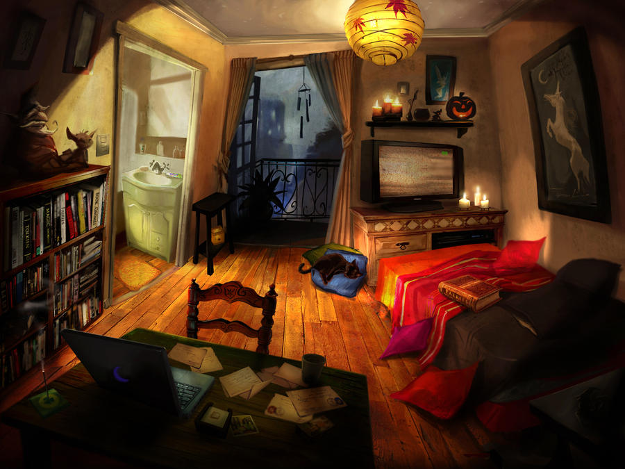 Whirled Room Deviantart Warm Room by amblagar on DeviantArt