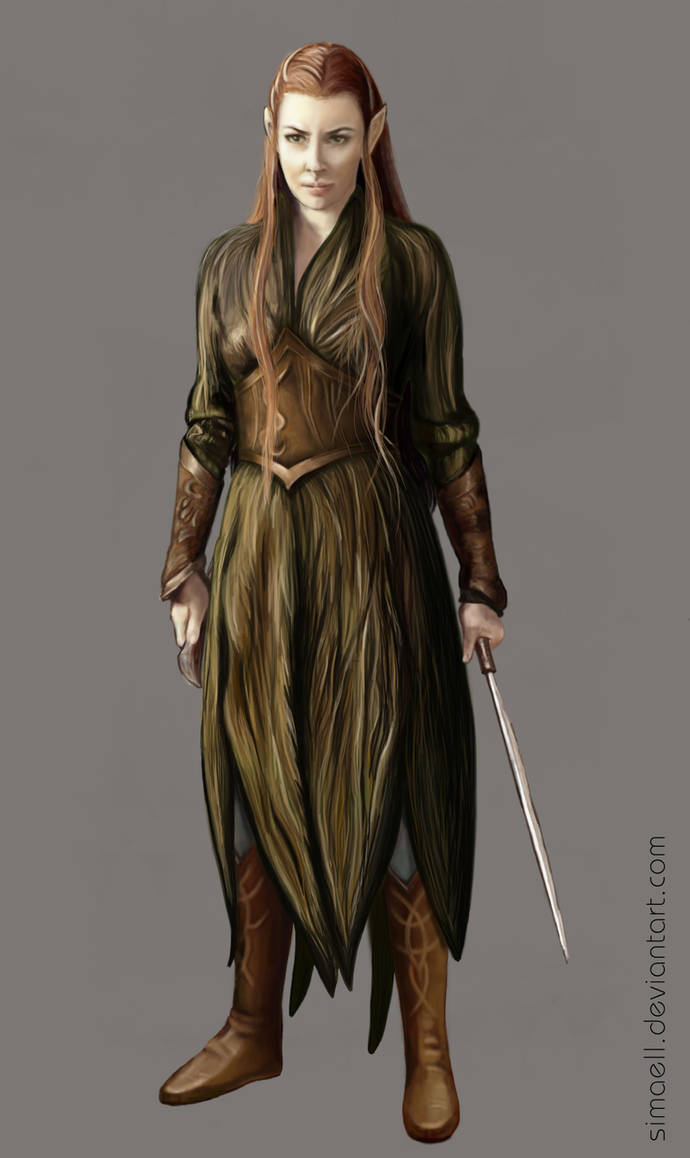 Tauriel, Daughter of Mirkwood by Simaell