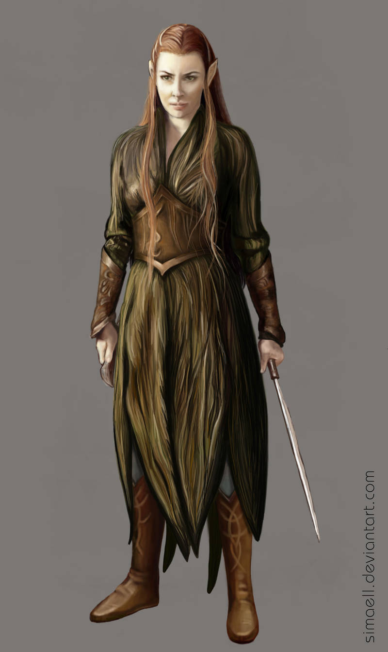Tauriel, Daughter of Mirkwood by Simaell