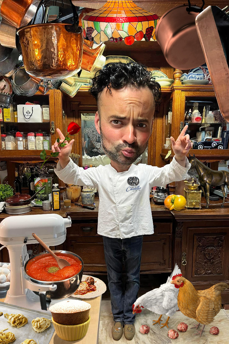 Caricature of a chef by vspadoni on DeviantArt
