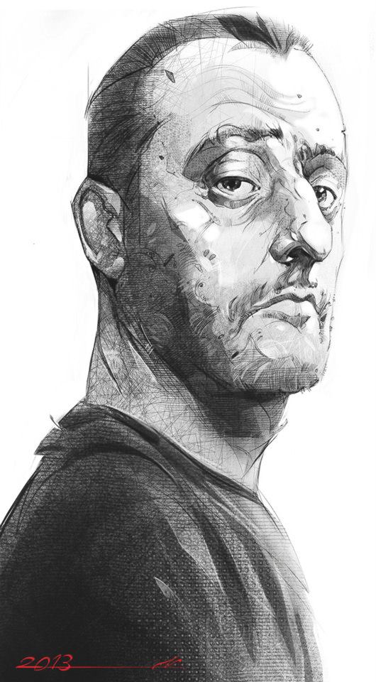 Face of a professional_ Jean Reno