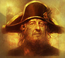 Face of a Caribbean pirate : Captain Hector Barbos