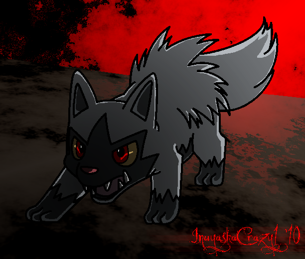 Poochyena's Scary Face by Pokemonsketchartist on DeviantArt