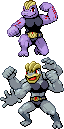 Female Machoke and Machamp