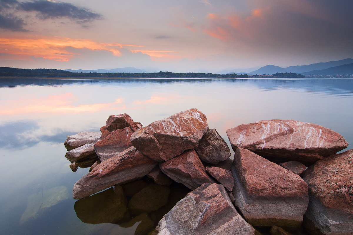 Varese Lake Sunset