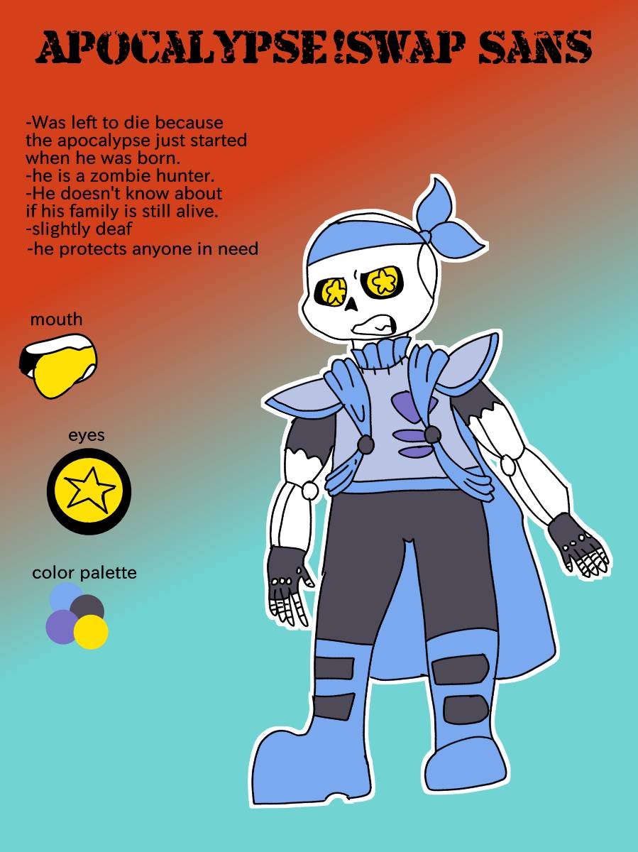 Pixilart - My OC as SWAP sans by Eyeoryse