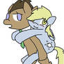 Doctor carrying Derpy