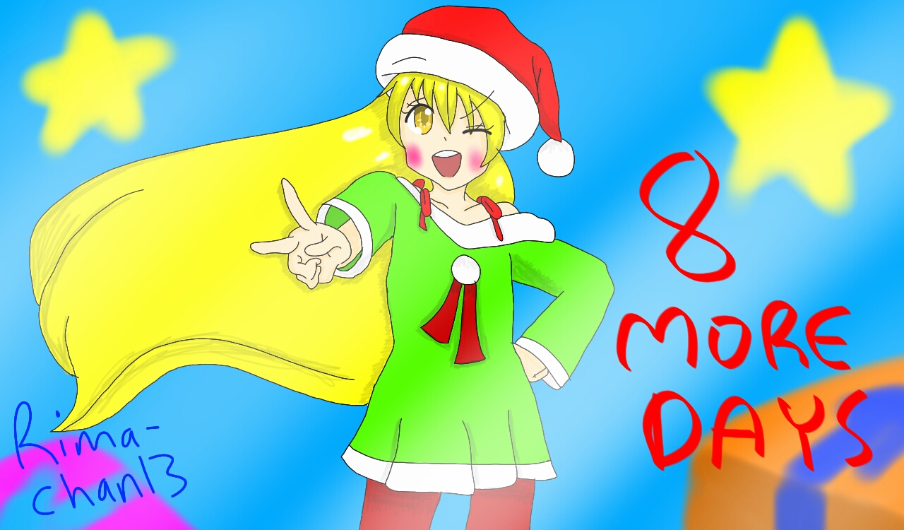 8 more days till christmas by RimaChan13 on DeviantArt