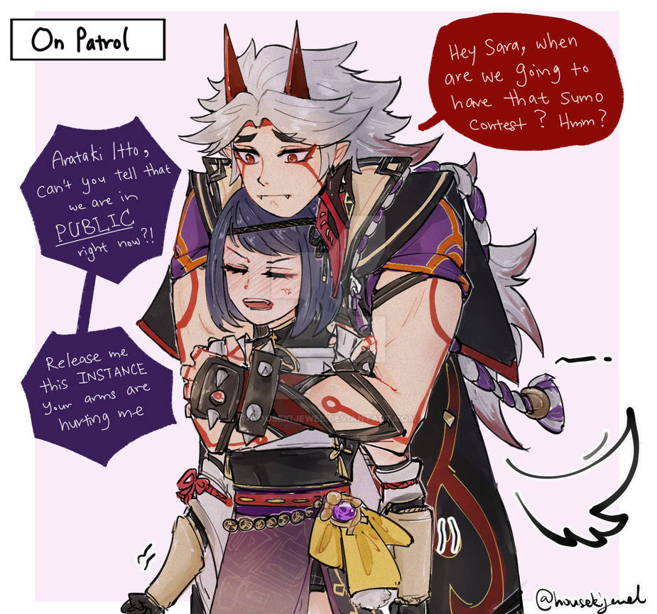 When you have a big clingy oni (doggy) as your bf by housekijewel on ...