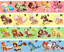 3 USD EACH ADOPTABLES PONY (OPEN 1/20)