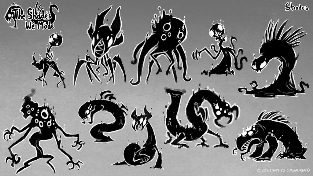 Shade Monsters Concept 1 by DaSaurian on DeviantArt