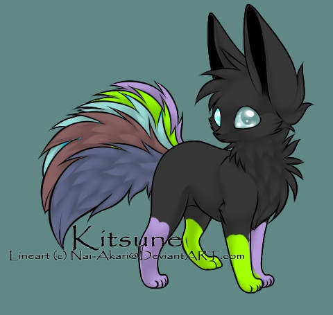 Kitsune Adopt 3 - My Fav Colors on ittt