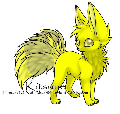 Kitsune Adopt 6 - YURM-- YELLOW