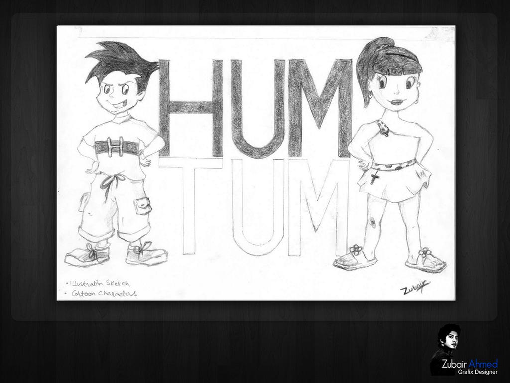 Hum Tum Cartoon Characters Illustration by zubairgd on DeviantArt