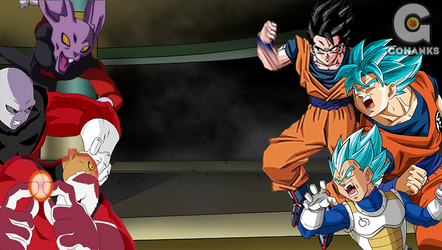 Goku Vegeta Y Gohan vs Universo 11