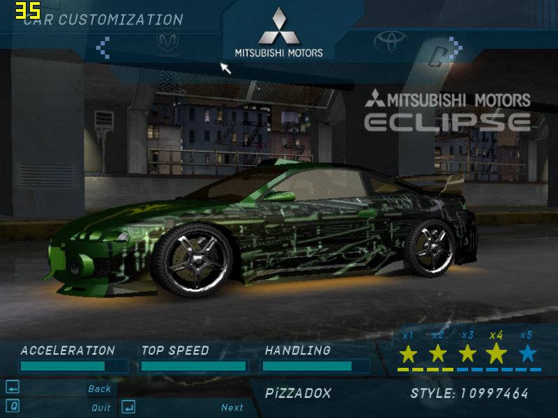 nfs screenshot by O-o2 on DeviantArt