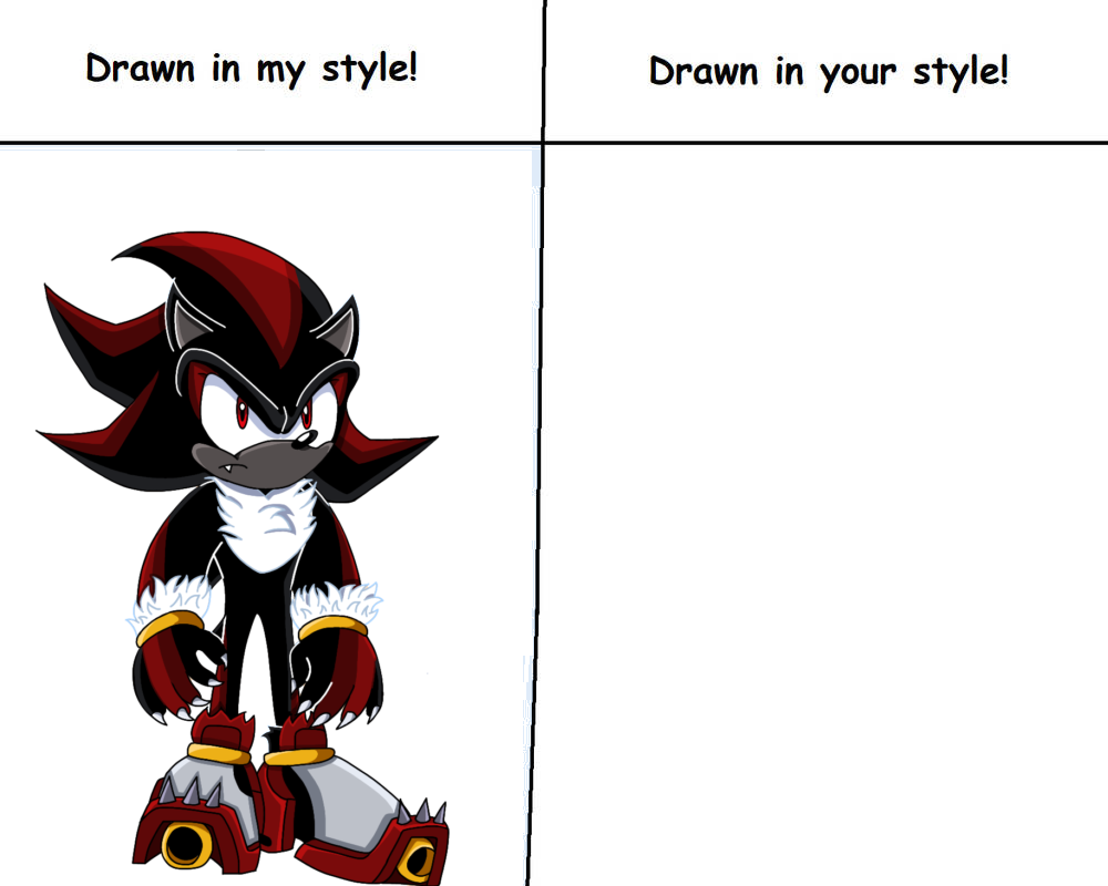 Sonic Forms Meme with Shadow by tortaviso on DeviantArt