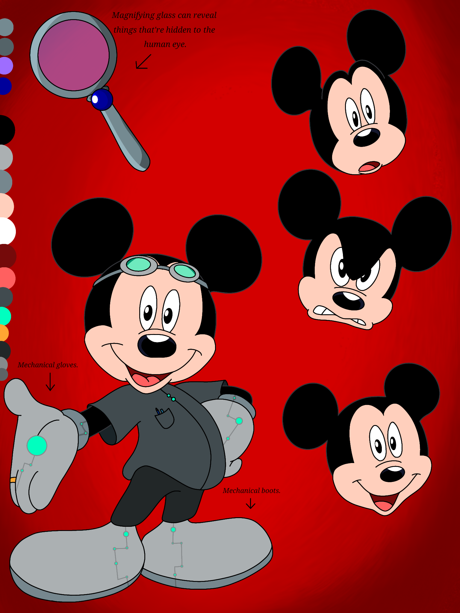 SPH Mickey Mouse Reference Sheet. by Venicequeen1011 on DeviantArt