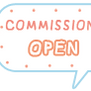 'Commissions open' icon