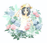 Flower Blooming Art-HASE by hase-illustration