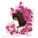 Flower blooming - Mei hua by hase-illustration