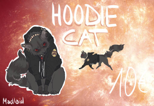 Hoodie Cat Adopt TAKEN