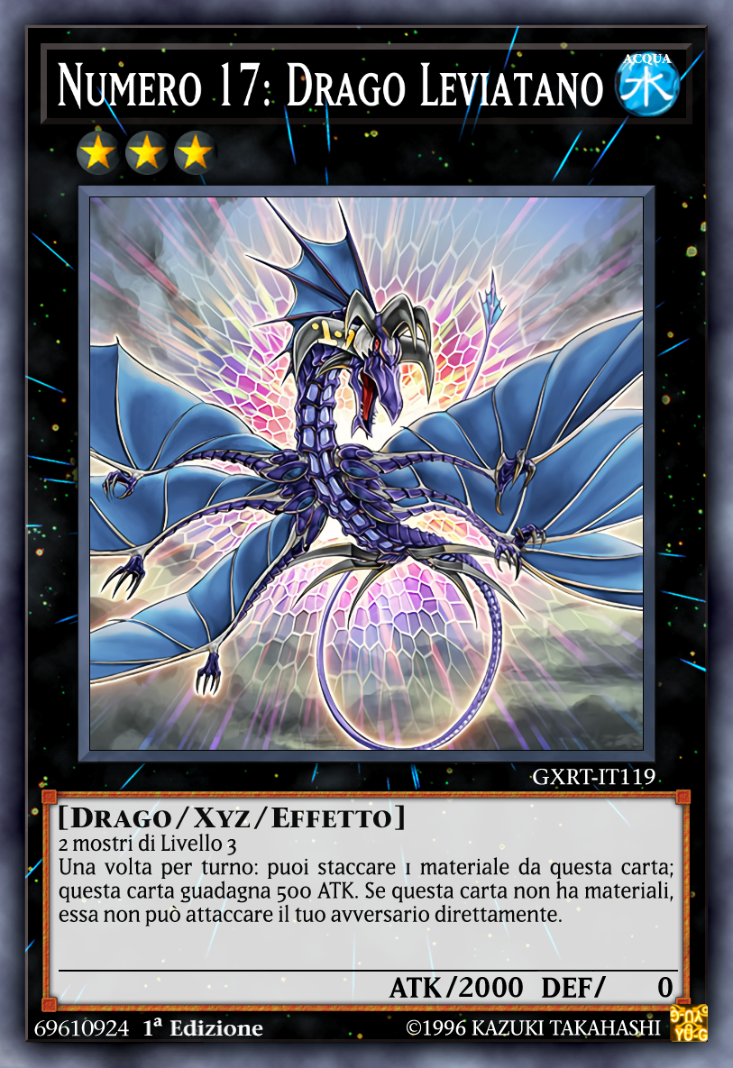 leviathan dragon yugioh card Yu-Gi-Oh! - Number 17: (BP01-EN027) You will receive the Unlimited Edition version of this card. Number 17: Leviathan Dragon -
