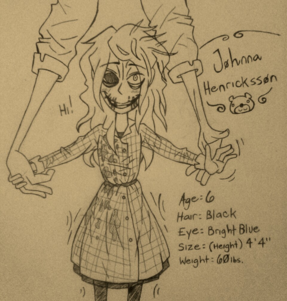 FNAF OC: Johnna Henricksson (BIO+REF) (+Changes)