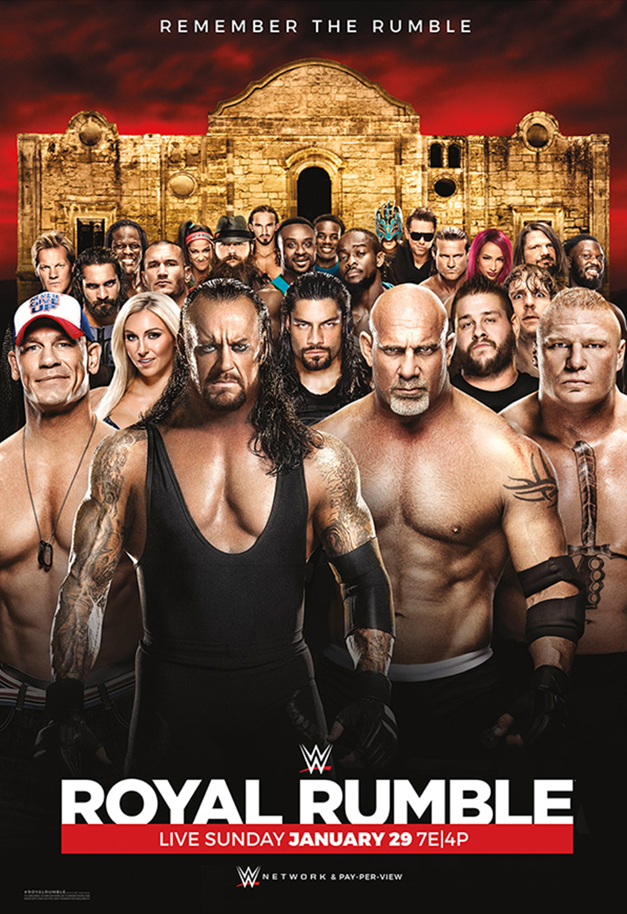 WWE Royal Rumble 2017 Official Poster (Normal) By MrPHENOMENAL15.