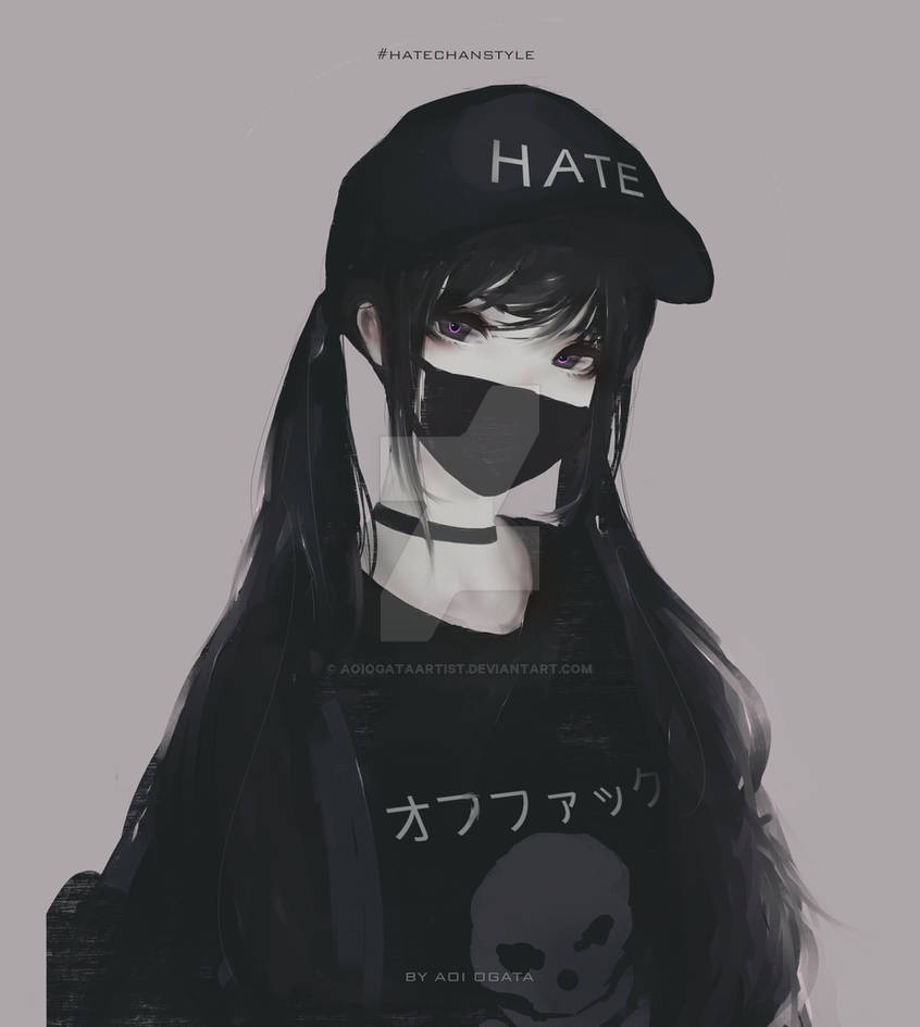 Hatechanstyle mask by AoiOgataArtist