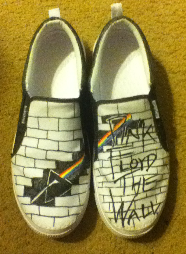 Pink Floyd The Wall/Dark Side of the Moon Shoes