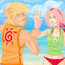 NaruSaku . La Playa