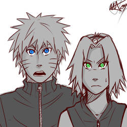 NaruSaku . RightHere