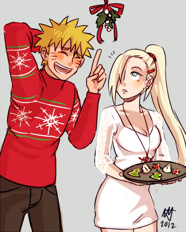 NaruIno . Mistletoe