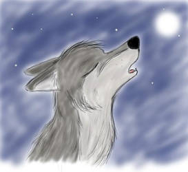 Digital Wolf Howl