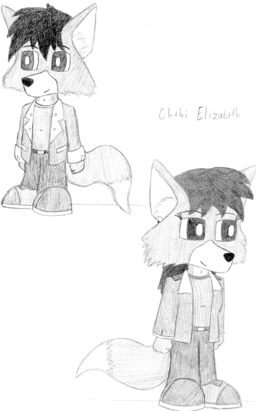 Chibi Cane and Chibi Elizabith