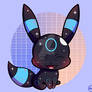 Chibi  Umbreon (Shiny Version)