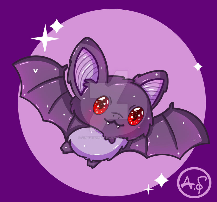 Colorful Bats Deviantart Inktober Day 3: Bat by CraftieNymphs on DeviantArt