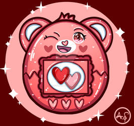 Carebears x Tamagotchi (Love-A-Lot)