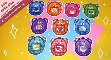 Carebears x Tamagotchi Sticker Set!!~