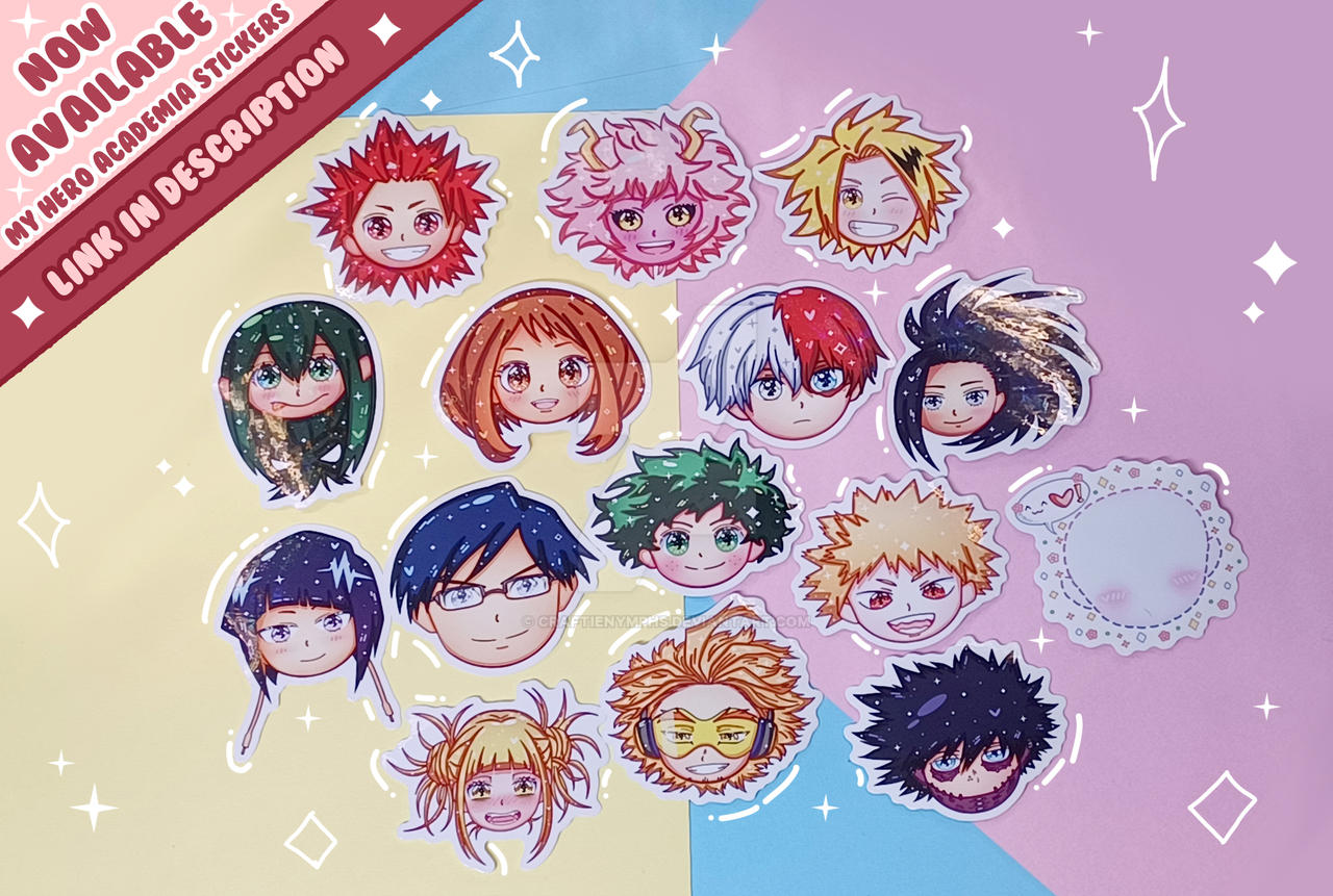 My Hero Academia Stickers by CraftieNymphs on DeviantArt