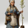 Turkic Old Female Herbalist