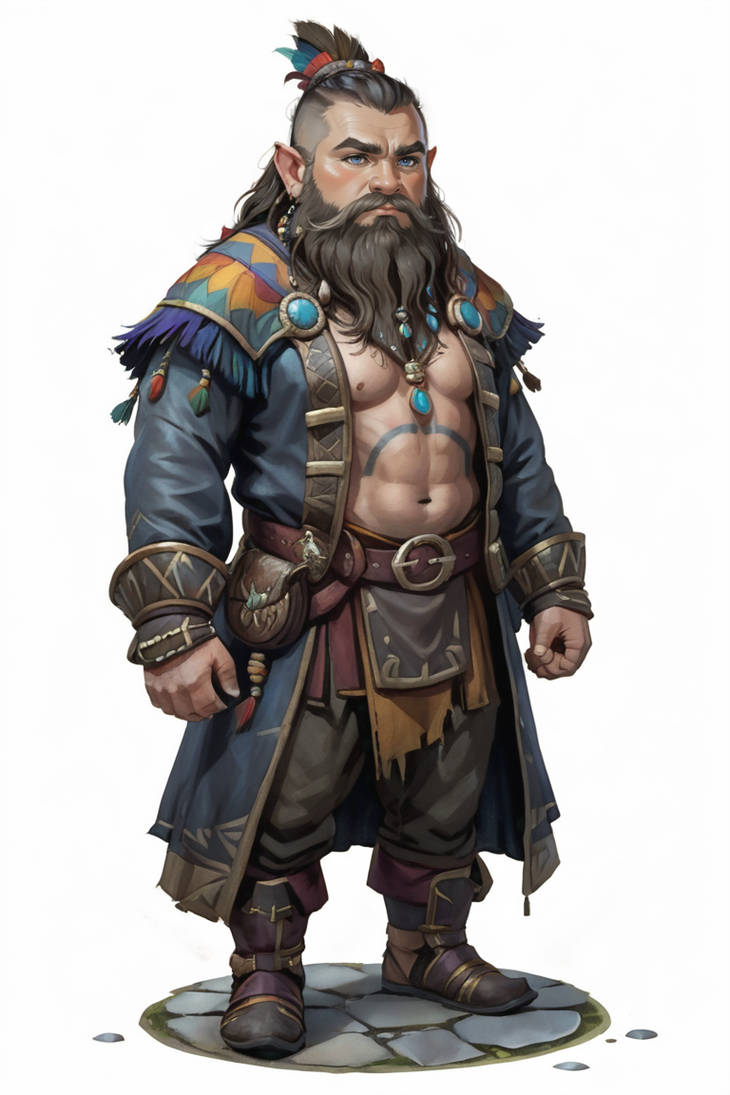 Dwarf Merchant by elvasat on DeviantArt