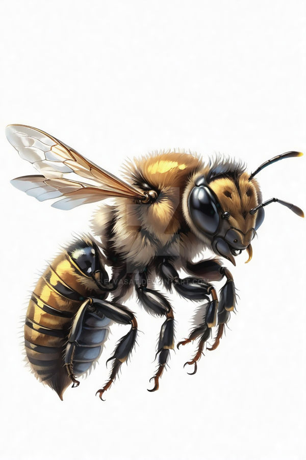 Bee Deviantart Style Bee 2 by elvasat on DeviantArt