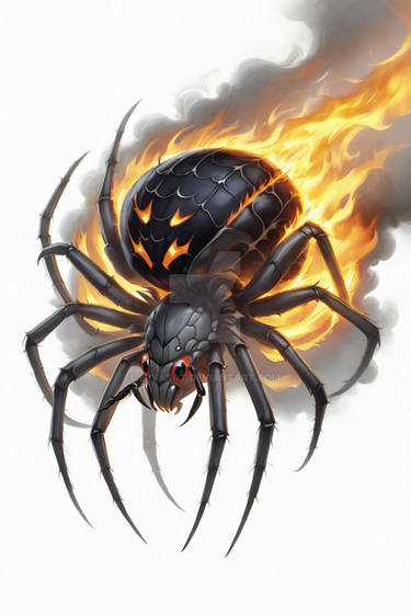 Burning Spider