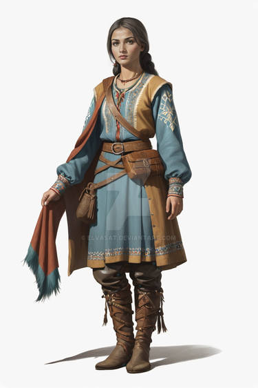 Turkic Female Villager 11